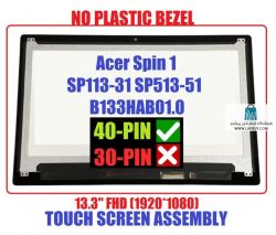 Acer Spin 5 SP513-51 B133HAB01.0 صفحه نمایشگر لپ تاپ ایسر
