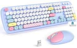 Wireless Keyboard And Mouse Atelus کیبورد وایرلس آتلوس