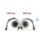 CPU Fan for MSI GS70 GS72 فن خنک کننده