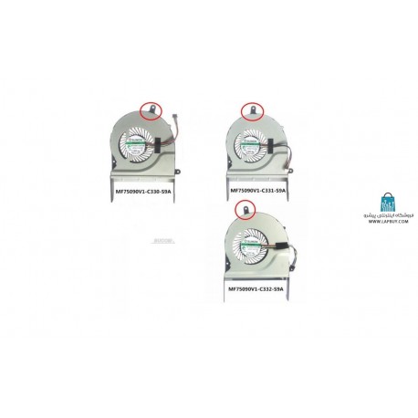 Fan MF75090V1-C330-S9A for Asus N551J N551JW N551JK N551JX GL551JB G551J G551JM G551JX فن خنک کننده