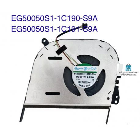 Cpu Gpu Cooling Fan Cooler Asus VivoBook K3500 فن سی پی یو و جی پی یو لپ تاپ ایسوس