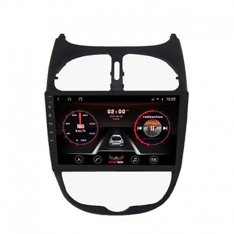 پخش کننده تصویری خودرو شیائومی مدل MI مناسب برای پژو 206