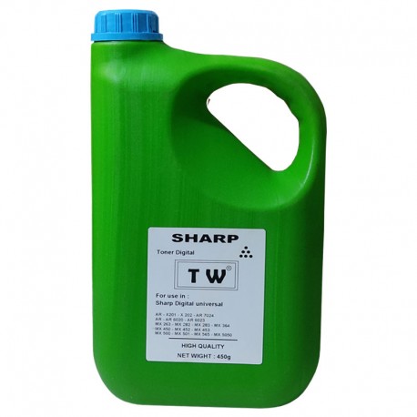 تونر شارژ مشکی 450 گرمی شارپ مدل TW