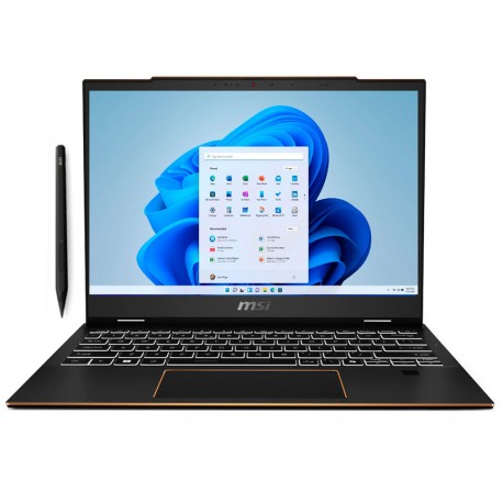 لپ تاپ 13.3 اینچی ام اس آی مدل Summit 13 AI Evo A2HMTG-Core Ultra 7 255H-32GB LPDDR5-1TB SSD-Touch به همراه قلم