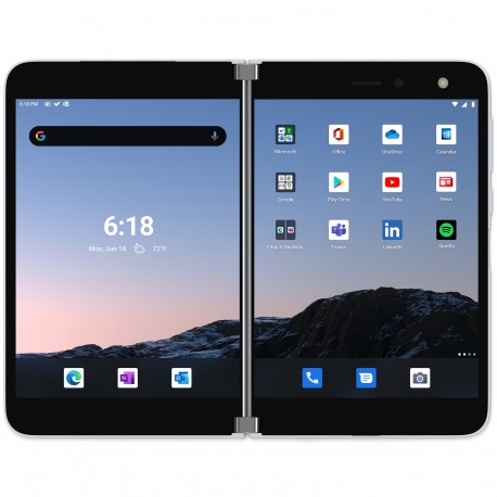 گوشی موبایل مایکروسافت مدل Surface Dou تک سیم کارت ظرفیت 256 گیگابایت و رم 6 گیگابایت