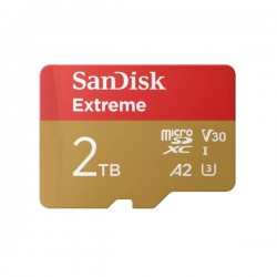 کارت حافظه microSDXC سن دیسک مدل Extreme V30 کلاس 10 استاندارد UHS-I U3 سرعت 240mbps ظرفیت 2 ترابایت