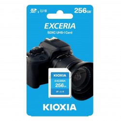 کارت حافظه SDXC کیوکسیا مدلEXCERIA کلاس10 استانداردUHS-1 سرعت100MBps ظرفیت 256 گیگابایت
