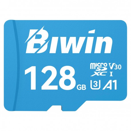 کارت حافظه microSDXC بیوین مدل MS100 کلاس 10 استاندارد UHS-I U3 V30 A1 سرعت 100MBps ظرفیت 128 گیگابایت