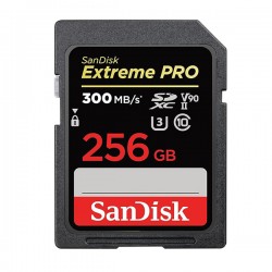 کارت حافظه SDXC سن دیسک مدل Extreme Pro استاندارد UHS-II سرعت 300MBps ظرفیت 256 گیگابایت