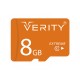 کارت حافظه microSDHC وریتی مدل Ultra کلاس 10 استاندارد UHS-I U1 سرعت 95MBps همراه با آداپتور SD ظرفیت 8 گیگابایت