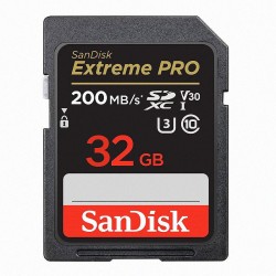 کارت حافظه SDXC سن دیسک مدل Extreme Pro V30 کلاس 10 استاندارد UHS-I U3 سرعت 200mbps ظرفیت 32 گیگابایت