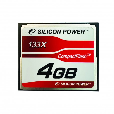 کارت حافظه CF سیلکون مدل TS4GCF133 کلاس 4 استاندارد U1 سرعت 133Mbps ظرفیت 4 گیگابایت