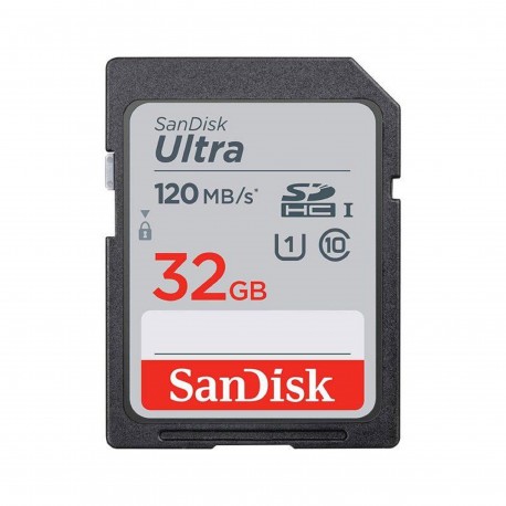 کارت حافظه SDHC مدل Ultra کلاس 10 استاندارد UHS-I U1 سرعت 120MB/s ظرفیت 32 گیگابایت