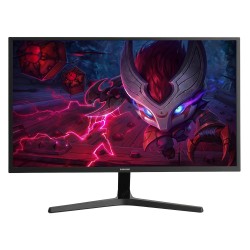 مانیتور گیمینگ 32 اینچ سامسونگ مدل U32J590-4K، رزولوشن 4K، پنل VA، دارای درگاه‌ ارتباطی HDMI و جک 3.5 میلی‌متری صدا
