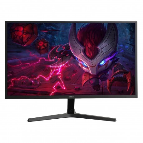 مانیتور گیمینگ 32 اینچ سامسونگ مدل U32J590-4K، رزولوشن 4K، پنل VA، دارای درگاه‌ ارتباطی HDMI و جک 3.5 میلی‌متری صدا