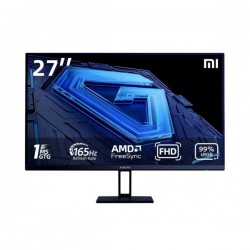 مانیتور گیمینگ 27 اینچ شیائومی مدل G27i، رزولوشن Full HD، نرخ بروزرسانی 165 هرتز، پنل IPS، دارای درگاه‌ ارتباطی HDMI 1.4
