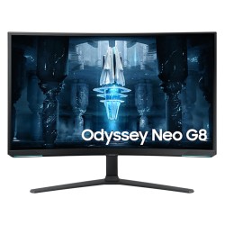مانیتور خمیده گیمینگ 32 اینچ سامسونگ مدل LS32BG850، رزولوشن 4K، پنل VA، دارای درگاه‌ ارتباطی HDMI، قابلیت HDR10