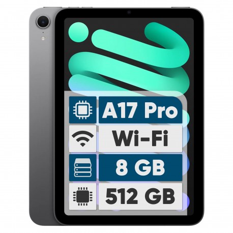 تبلت 8.3 اینچی اپل مدل iPad mini 7th Generation 2024 Wi-Fi ظرفیت 512 گیگابایت و رم 8 گیگابایت