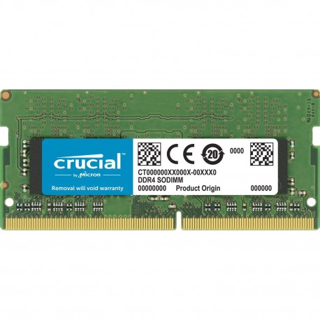 رم لپ‌تاپ DDR4 تک کاناله 8 گیگابایت 3200 مگاهرتز کروشیال مدل CT8 با تایمینگ CL22 و ولتاژ 1.2 ولت