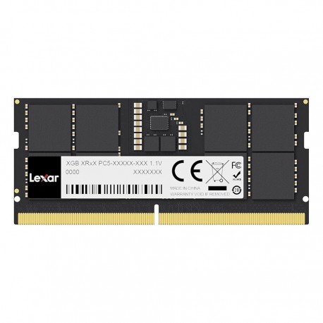 رم لپ‌تاپ DDR5 تک کاناله 5600 مگاهرتز CL46 لکسار مدل 262PIN ظرفیت 16 گیگابایت