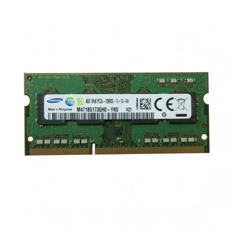 رم لپ تاپ DDR3L تک کاناله 1600 مگاهرتز CL11 سامسونگ مدل 12800S ظرفیت 4 گیگابایت