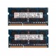 رم لپ تاپ DDR3L دو کاناله 1600 مگاهرتز CL11 هاینیکس ظرفیت ۴ گیگابایت بسته ۲ عددی