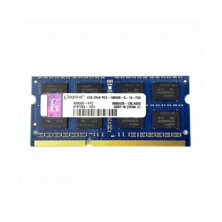 رم لپ تاپ کینگستون مدل 1333 DDR3 PC3 10600S MHz ظرفیت 4 گیگابایت