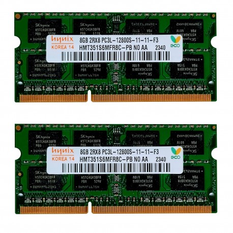 رم لپ‌تاپ DDR3L، ظرفیت 16GB، هاینیکس PC3L-12800U فرکانس 1600MHz تایمینگ CL11 ولتاژ پایین و عمر طولانی