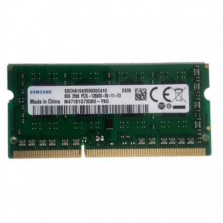 رم لپ‌تاپ سامسونگ مدل YK0 ظرفیت 8GB DDR3L فرکانس 1600MHz تایمینگ CL11 تک کاناله SO-DIMM