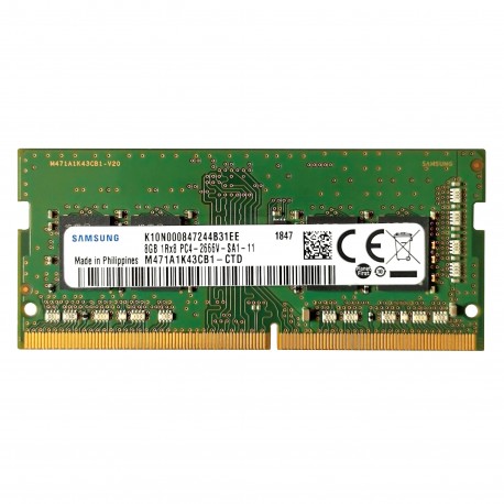 رم لپ تاپ DDR4 تک کاناله 2666 مگاهرتز CL19 سامسونگ مدل PC4-2666 ظرفیت 8 گیگابایت