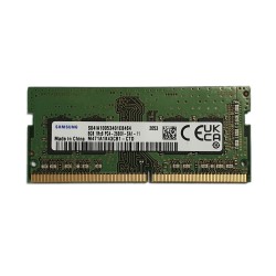 رم لپ‌تاپ سامسونگ مدل PC4 DDR4 ظرفیت 8 گیگابایت تک کاناله فرکانس 2666 مگاهرتز تایمینگ CL11 ولتاژ کاری 1.2 ولت نوع ماژول SO-DIMM