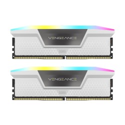 رم دسکتاپ DDR5 دو کاناله 5600 مگاهرتز CL36 کورسیر مدل VENGEANCE RGB WHITE ظرفیت 32 گیگابایت