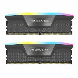 رم دسکتاپ کورسیر DDR5 دو کاناله 32 گیگابایت مدل VENGEANCE RGB فرکانس 6000 مگاهرتز تایمینگ CL40 با هیت‌سینک خنک‌کننده