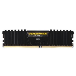 رم دسکتاپ کورسیر مدل VENGEANCE LPX DDR4 تک کاناله ظرفیت 8 گیگابایت فرکانس 3200 مگاهرتز تایمینگ CL16 با هیت‌سینک خنک‌کننده
