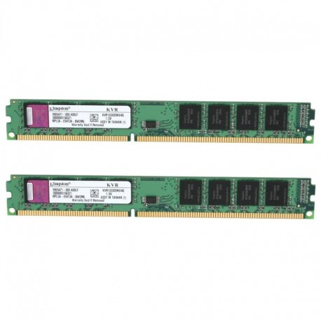 رم دسکتاپ DDR3 تک کاناله 1333 مگاهرتز CL9 کینگستون مدل KVR1333D3N9/4G ظرفیت 4 گیگابایت مجموعه 2 عددی