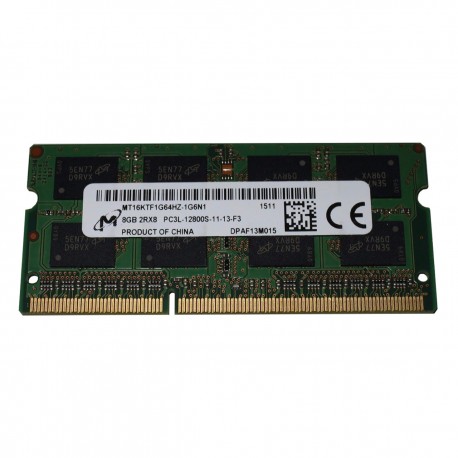 رم لپ‌تاپ میکرون DDR3L ظرفیت 8 گیگابایت فرکانس 1600 مگاهرتز مدل 1600 PC3L 12800S تک ماژول