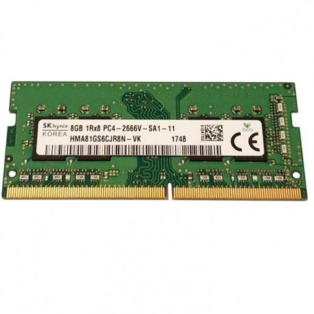 رم لپ‌تاپ اس کی هاینیکس DDR4 دو کاناله 8 گیگابایت فرکانس 2666 مگاهرتز مدل CL14 SO-DIMM