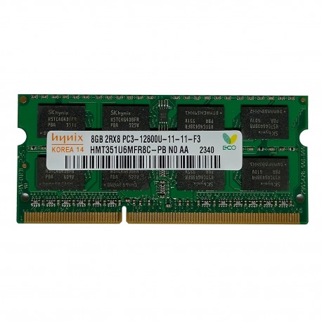 رم لپ تاپ DDR3 تک کاناله 1600 مگاهرتز CL11 هاینیکس مدل PC3-12800 ظرفیت 8 گیگابایت