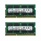 رم لپ تاپ DDR3L دوکاناله 1600 مگاهرتز سامسونگ مدل 12800 ظرفیت ۸ گیگابایت مجموعه ۲ عددی