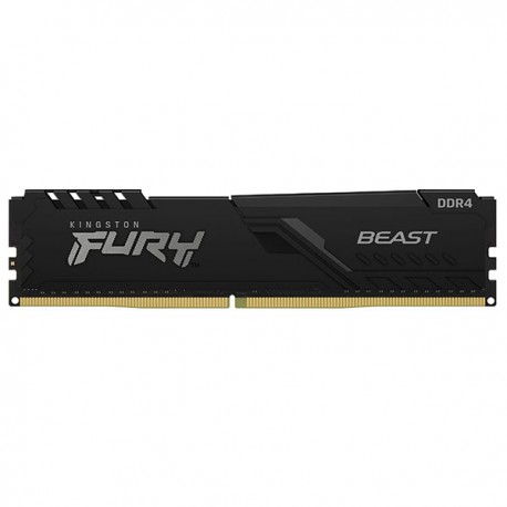رم کامپیوتر DDR4 تک کاناله 3200 مگاهرتز CL16 کینگستون مدل FURY Beast ظرفیت 8 گیگابایت
