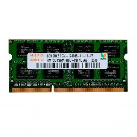 رم لپ تاپ DDR3 تک کاناله 1600 مگاهرتز CL11 هاینیکس مدل PC3L-12800U ظرفیت 8 گیگابایت