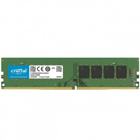 رم دسکتاپ کروشیال مدل CL17 ظرفیت 16 گیگابایت DDR4 تک کاناله فرکانس 2666 مگاهرتز ولتاژ 1.2 ولت ماژول DIMM 288 پین