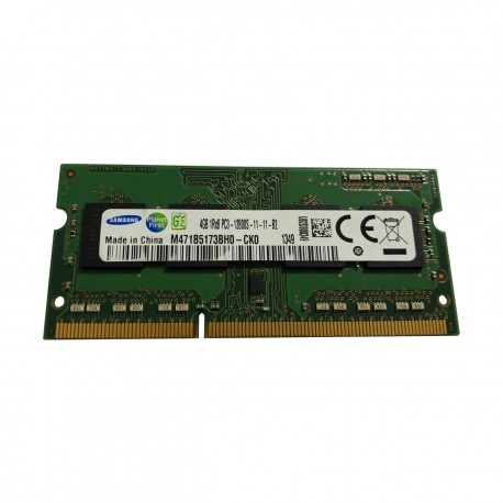 رم لپ تاپ DDR3 تک کاناله ۱۶۰۰ مگاهرتز CL11 سامسونگ مدل PC3 ظرفیت 4 گیگابایت