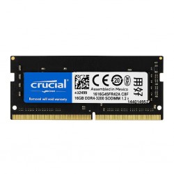 رم لپ تاپ DDR4 تک کاناله 3200 مگاهرتز کروشیال مدل 3200 ظرفیت ۱۶ گیگابایت