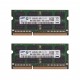 رم لپ‌تاپ سامسونگ DDR3L دو کاناله 8 گیگابایت 1600 مگاهرتز مدل 12800s پیکربندی دو ماژول SO-DIMM