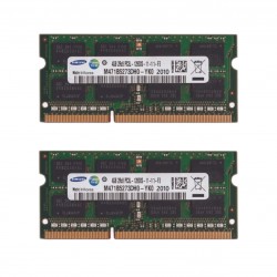 رم لپ‌تاپ سامسونگ DDR3L دو کاناله 8 گیگابایت 1600 مگاهرتز مدل 12800s پیکربندی دو ماژول SO-DIMM