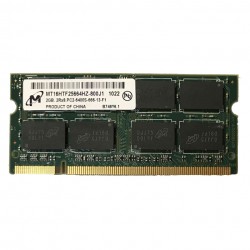 رم کامپیوتر DDR2 دو کاناله 800 مگاهرتز CL6 میکرون مدل MT16HTF25664HZ-800J1 ظرفیت 2 گیگابایت