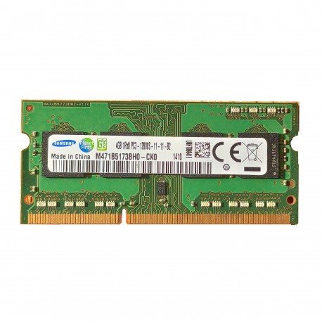 رم لپ‌تاپ DDR3L تک کاناله 1600 مگاهرتز CL سامسونگ مدل DDR3L ظرفیت 4 گیگابایت