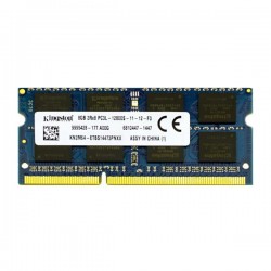 رم لپ‌تاپ کینگستون DDR3، ظرفیت 8 گیگابایت مدل PC3L 12800S فرکانس 1600 مگاهرتز تک ماژول