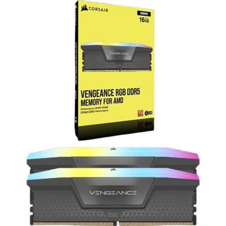 رم دسکتاپ تک کاناله 5200 مگاهرتز CL40 کورسیر مدل VENGEANCE RGB ظرفیت 32 گیگابایت